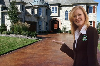 Concrete Stain driveway